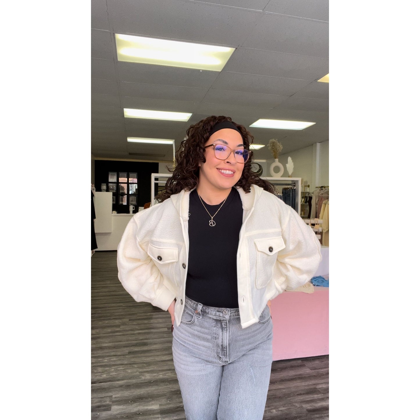 Cozy Time Button Up Fleece Hoodie