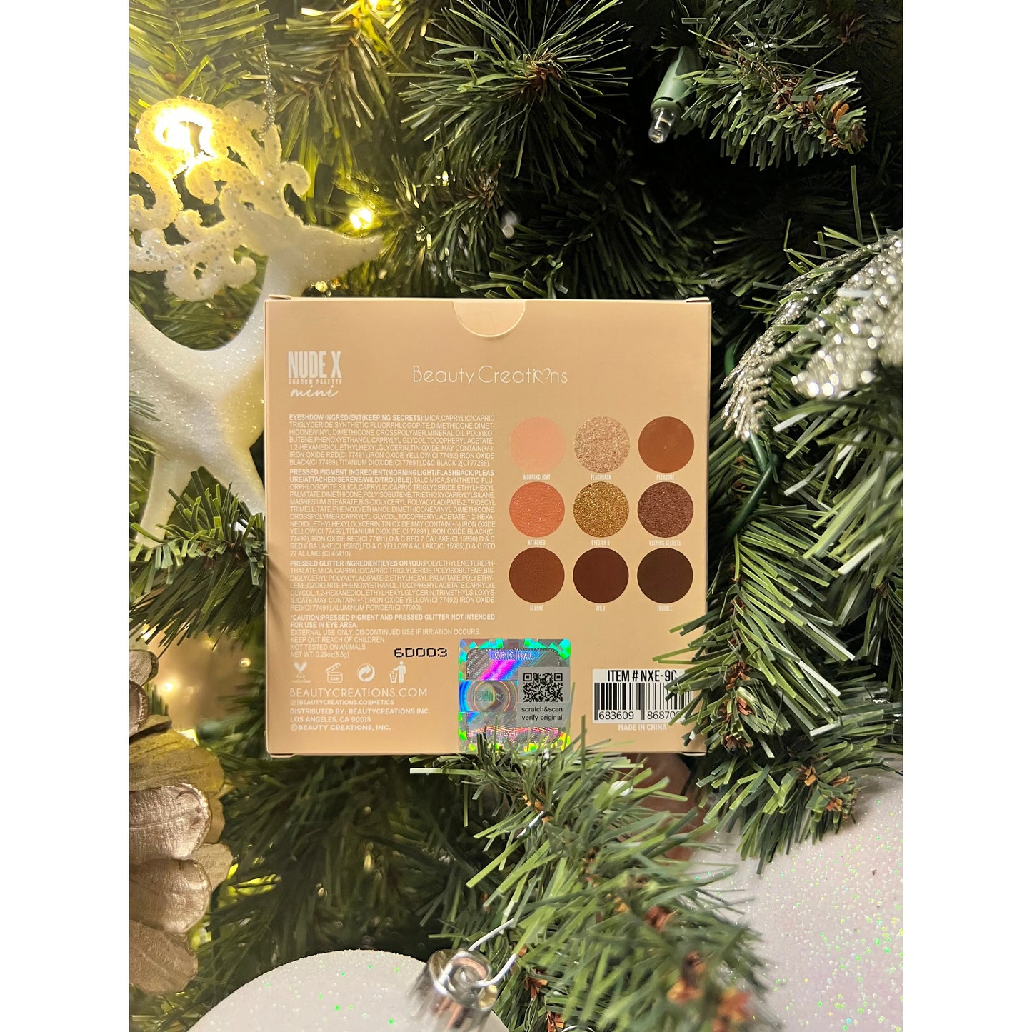 Nude X Mini Eyeshadow Palette