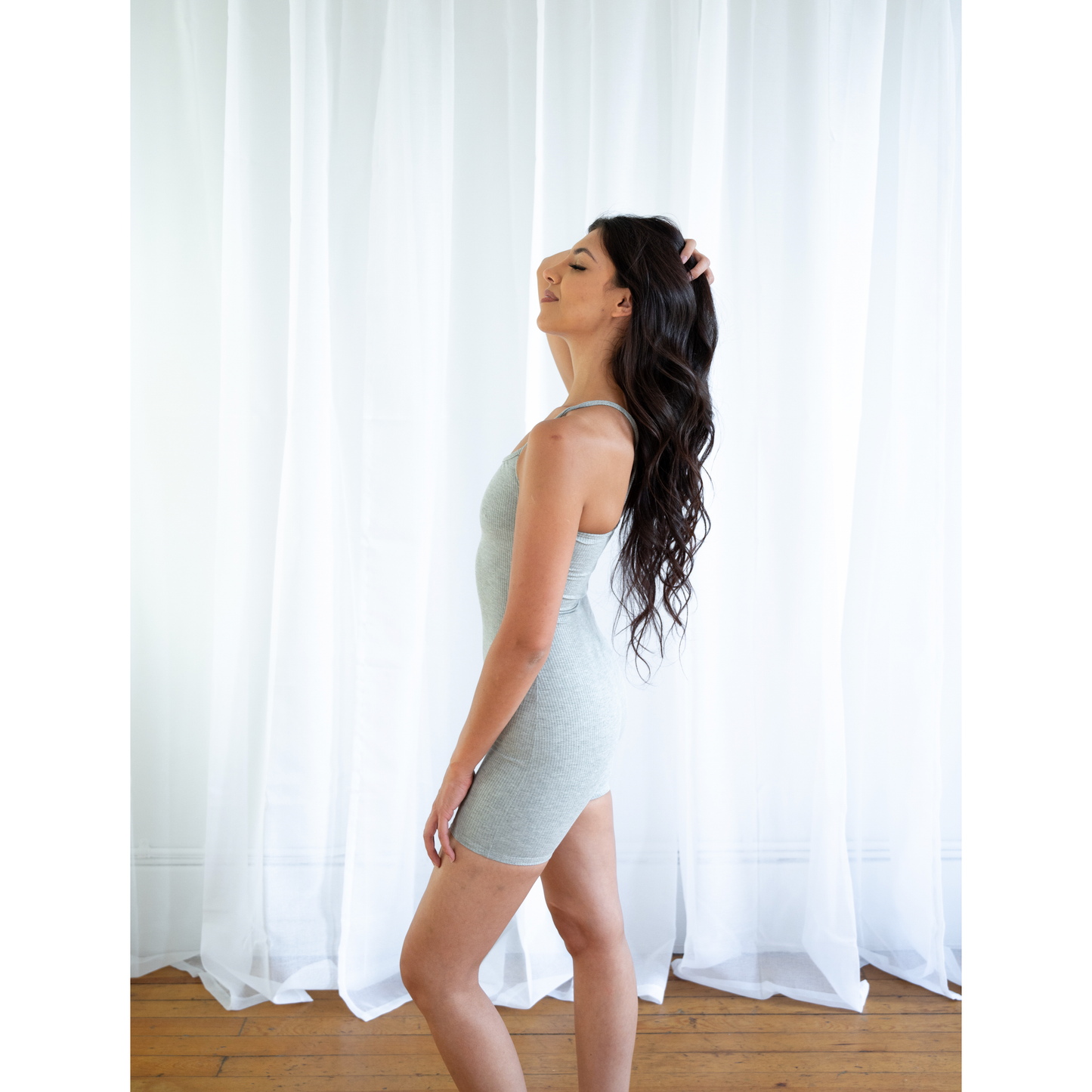 Crossback Romper with Sleeve attachment