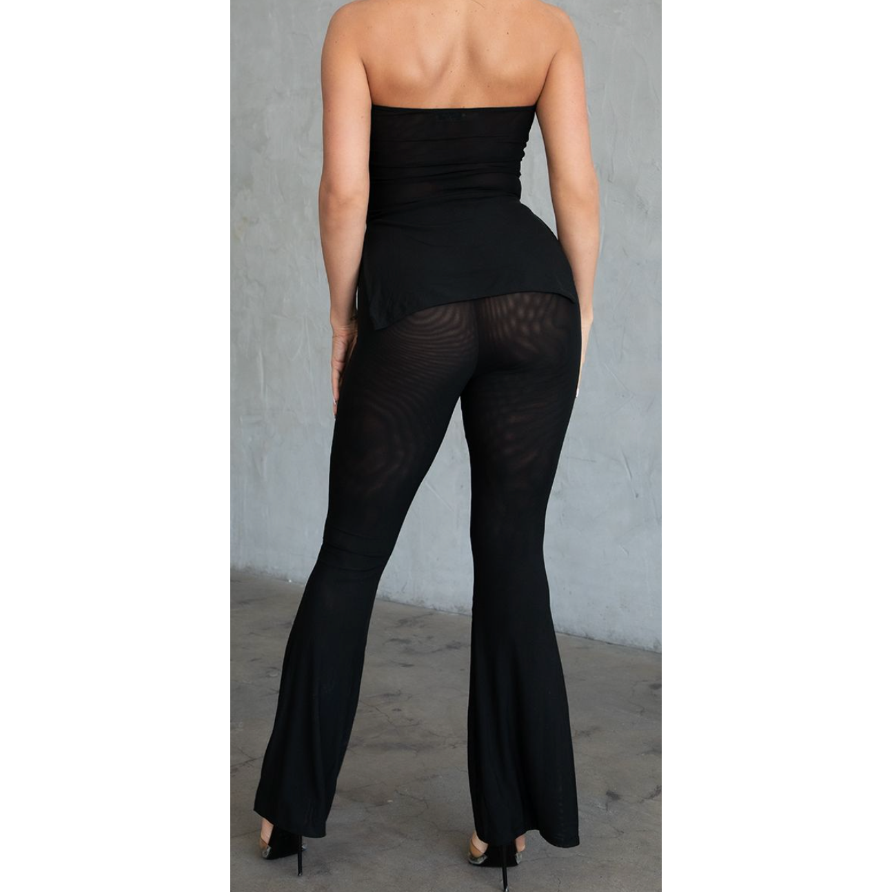 Clubbing Two Piece Mesh Set